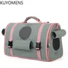 Transportadoras de gatos Designer de cães portátil Pu Bag Pet Viagem Fabricante de moda de luxo Duas cores Fornecem