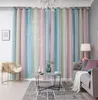 Hollow Star Sheer Curtains Curtain Rainbow Color Curtains Girl Kids Bedroom Blackout Curtain Decoration Y2004213147652