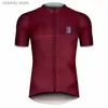 T-shirts voor heren fietsteam Bike Uniform Zomertrui Snel droge mannen Shirt Maillot Ropa Ciclismo Set H240407