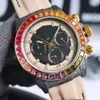 40x12.4 Ceramic Watch Watches Superclone Cal.4801 Watch Mens TW Movement Man 116508 Factory Chronograph AAAAA Carbonfiber Diw 259 Montredeluxe Montredeluxe