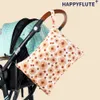 HappyFlute Exclusive 4 PCS Washable återanvändbara ekologiska blöjor för Baby 1 PCS Waterproof Bag 240403