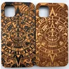 Hot Design Black Cherry Wood Case pour iPhone 13 XR XS MAX 11 Pro Max 12 7 8 Plus couverture de téléphone portable TPU Cas en bois 2A9