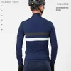 Men's T-Shirts NEWEST ALL Rctive Winter Cycling Jacket Windproof thermal fece soft shell jacket top quality Navy H240407