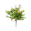 Декоративные цветы творческий моделируемый зеленый растение пасхальное цветочное букет для домашнего декора