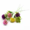 Kwiaty dekoracyjne 5PCS sztuczny kwiat plastikowy wazon mniszka lekarskiego do dekoracji domowej produkty domowe Fałszywe rośliny
