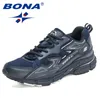 Casual Shoes Bona 2024 Designers Running Men Light Sneakers Sport Man Lätt Athletic Air Walking Jogging Trainers