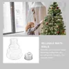Vases 10 Pcs Plastic Containers Reusable Milk Bottles Empty Beverage Christmas Tree Creative Water The Pet Packing