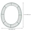 Dekorative Blumen 2 Stcs Kränze Vordertür Vogel Eier Girlande Reifen machen Rack Ring Weihnachten Stütze Ostern Hängedekoration