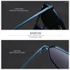 Lunettes de soleil Barcur Original Business Man Polarisse Square Sun Glasses Femmes Simple Classic Flat Lens Shades Eyewear Gafas de Sol