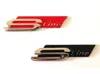1 PCS Kırmızı/Siyah Metal Sinine S Hat tarafı çamurluk arka gövde rozeti S3 S4 S4 S5 S6 S8 A1 A3 A4 A5 A6 TT RS45582093