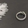 Bijoux de créateur davids yurmas bouton haut de gamme filetage de boucle de boucle