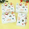 Enveloppe cadeau 5pcs Joyeux Noël Paperboard Candy Box Cartoon Cookie Supplies Vismas NAVIDAD ANNÉE