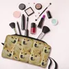 Cosmetic Bags Cute Dog Shibe Doge Portable Makeup Case For Travel Camping Outside Activity Toiletry Jewelry Bag