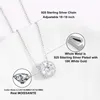 Gioielli regalo per la festa della mamma 5mm-8mm 925 argento sterling vvs moissanite diamond eternity fascino collana a ciondolo per donna ragazza