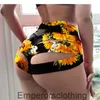 Sports Shorts Fashion Stretch Print Yoga Dance Sexy Hollow Casking Shorts Femmes