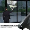 Adesivi per finestre Autodesivi a un modo mirror Film privacy fai-da-te Anti UV Sun Blocking Callo di calore Finestra Riflettente finestra Tint