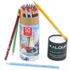 鉛筆50 PCS Kalour Color Pencil Set Professional Art Handpainted Graffiti Oily Color Pencils School Painting Art Supplies