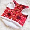 Dog Apparel Autumn And Winter Pit Bull Year Thickened Festive Vest Pet Puff Year'S Dress