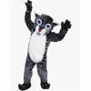 2024 Vendas a quente Halloween cinza tigre lobo mascote fantasia vestido sofisticado carnaval personalizado fantasia fantasia figurinos