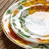 Płyty Nieregularność płyty domowej Ceramiczne kreatywne zachodnie zastawa stołowa dania nordyckie