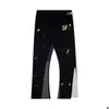 Mens Pants Sweatpants Designer For Men Printed In Dark Led Letters High Quality Trousers Baggy Sweat Casual Straight With Black White Otian
