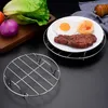 Caldeiras duplas 2 pcs aço inoxidável grelhe a vapor suprimento de acampamento no vapor suprimentos de cozinha de panela ovo de resfriamento resistente ao calor