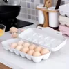 Bottiglie di stoccaggio Porta per uova portatili porta uovo durevole Organizzatore di frigorifero Estante de Huevos Gadget da cucina