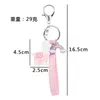 Keychains Lanyards Nieuwe Cartoon Resin Alpaca Keychain Hanger Creative Parpa Schoolbag Schaap Bag Auto -accessoires Q240403