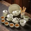 Teaware Sets Chinese Tea Complete Set Teapot Cup Tools Luxury Jingdezhen Ceramic Tetera De Ceramica Accessories GPF40XP