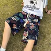 Shorts Summer Trend Floral Outerwear Summer Strandbroek Heren losse oversized casual capris zomers shorts