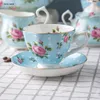 Teaware Sets Bone China European Tea Pot Set Ceramics English Afternoon Cup Saucer Sugar Bowl Milk Jar 15 Pieces Gift Box