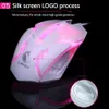 Topi Limei S1 E Sports LED LED LED LED LEGGIO CAVO USB mouse per laptop desktop Silent Office Gaming Mouse Y240407