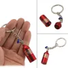 Keychains Lanyards Automotive Turbo Keychain Azote Gas Cylindre Métal Nos Course cachette Pill Box de stockage ACCESSOIRES INTÉRIEUR INTÉRIEUR Q240403