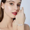 PAG MAG S925 Bracciale in argento sterling intarsiato con gioielli 3A con zircone perlato d'acqua dolce Pau1