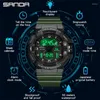 Orologi da polso sanda top top di lusso orologi digitali uomini uomini orologi a doppio display impermeabile g stile sport orologio da polso orologio militare maschio maschio maschio