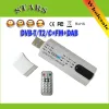 Box Digital Antenna USB 2.0 HDTV TV Remote Tuner Recorder mottagare för DVBT2/DVBT/DVBC/FM/DAB för bärbar dator med grossistfri frakt