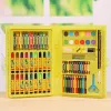 Sets 86pcs kinderen kinderen gekleurde potlood kunstenaar kit schilderij crayon marker pen borstel tekengereedschappen set kleuterschool cadeaus benodigdheden