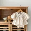 Clothing Sets 2PCS Raffle Baby Girls Shorts Set Sleeve T-shirt With Elastic Waist Floral Summer Outfit For 0-24 Months