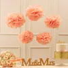 Dekorativa blommor 10 bitar av handgjorda vävnadsfest Flower Ball Decoration Paper Fluffy Wedding Baby Birthday Favority