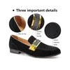 Chaussures décontractées mabetta à la main confortable en cuir 2024 Énumération de mariage hommes modes de mode masculins jaunes