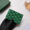 Card Holder Women Cardholder Designer Purses Green Purse Luxurys Handbags High Quality Genuine Leather Mini Bags Wallets Designers Woman Designer Wallet Women