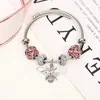 Charm Bracelets Bienenarmband Verstellbare elegante Süßarmämpferinnen Frauen Schmuck Geschenke glänzende Ball Luxus Party