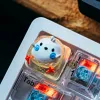 Pads Mechanical Keyboard Multicolor Resin Handmade Personality Cute Chicken Keycap Game Threedimensional Keycap for Cherry Mx Switch