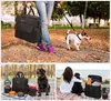 Borsa di stoccaggio Borsa da viaggio per cani By Modoker - Per un set di weekend in trasferta include accessori per organizzatori per animali domestici 2 ciotole pieghevoli