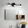 Wall Lamps Modern LED Lamp Black Copper Mirror Light For Dresser Bathroom Bedroom Home Decor 2/3/4Head Sconces Lighting Lustre