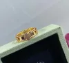 Anello di design del trifoglio anello di gioielleria sello di gioielli anello di trifoglio anello di trifoglio ad acciaio in acciaio ad acciaio da donna 18k oro rosa 18k oro rosa