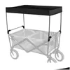 Tents And Shelters 1 Pcs Awning Canopy For Garden Wagon Attachment Sun Shade Er Trolley Cart Accessories Black Outdoor Cam Drop Delive Dh2H8