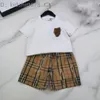 Designer Baby Tshirt ensembles de vêtements d'été printemps