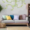 Decoratieve bloemen Kerstmis Decore gesimuleerde Wisteria Strips Fake Vine Wall Tree Wedding Artificial Hanging Plants Purple