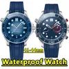 Męskie zegarek designerskie zegarki Wysokiej jakości morze 300 z funkcją ruchu 42/44 mm Automatyczny zegarek mechaniczny 904L Sapphire Sapphire Waterproof z modą pudełko